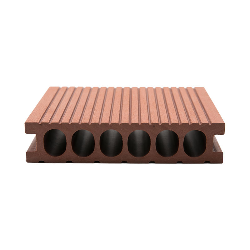 Six Round Holes Hollow Ordinary WPC Decking