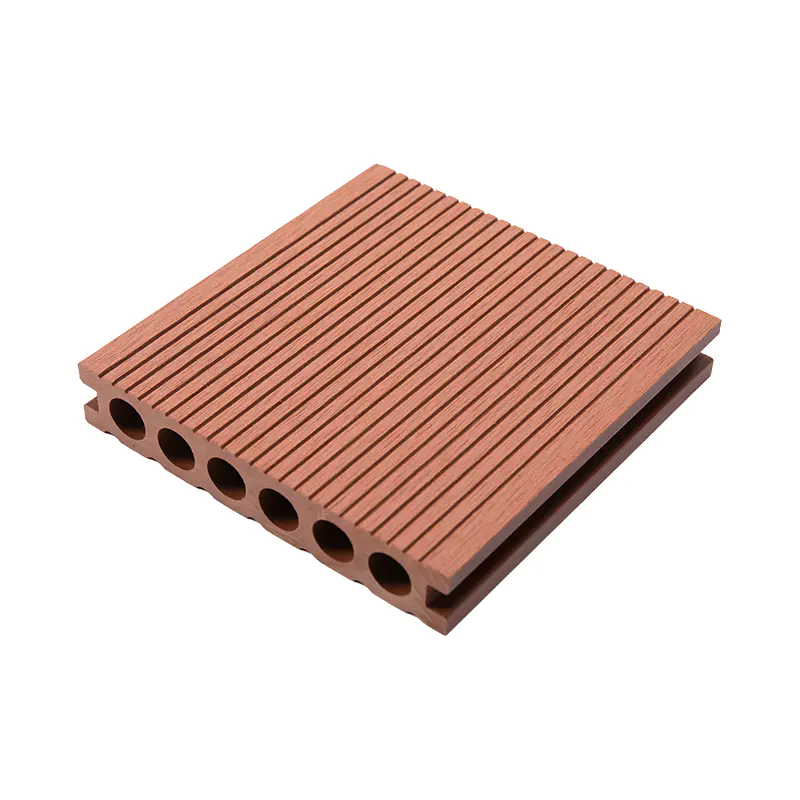 Six Round Holes Hollow Ordinary WPC Decking