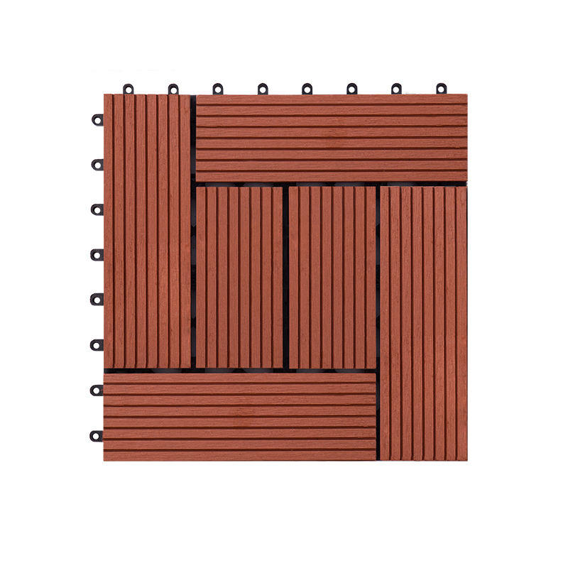 Multi-purpose DIY WPC Interlocking Outdoor Flooring Decking Tiles