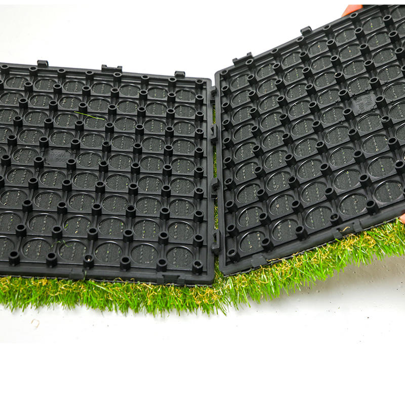 Outdoor PE Material Garden Artificial Grass Deck Tiles