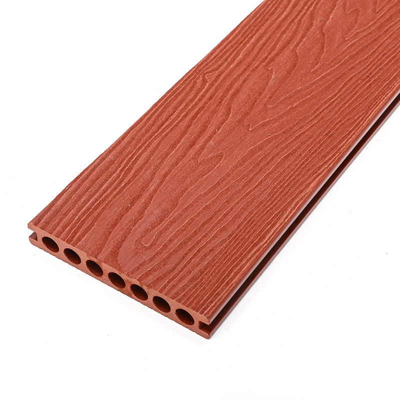 Water and Scratch Resistant 3D Embossing WPC Decking