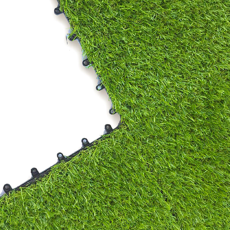 Environmental Protection Synthetic Interlocking Grass Deck Tiles