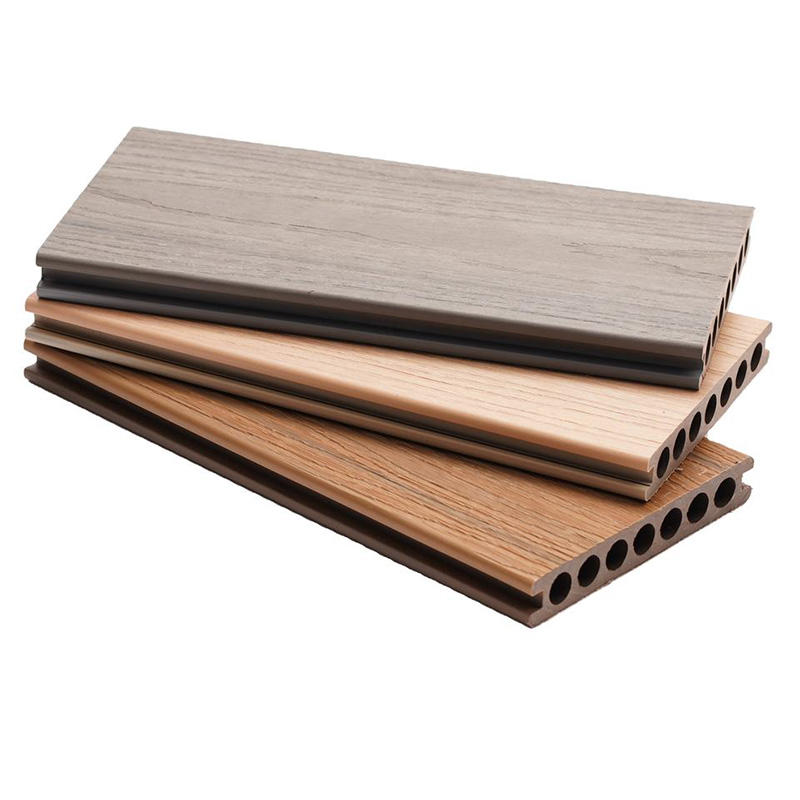 3D embossed wood grain composite wood plastic floor is strong and durable
