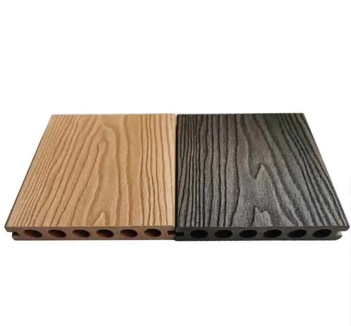 How does the installation of 3D embossed WPC decking compare to regular WPC decking?
