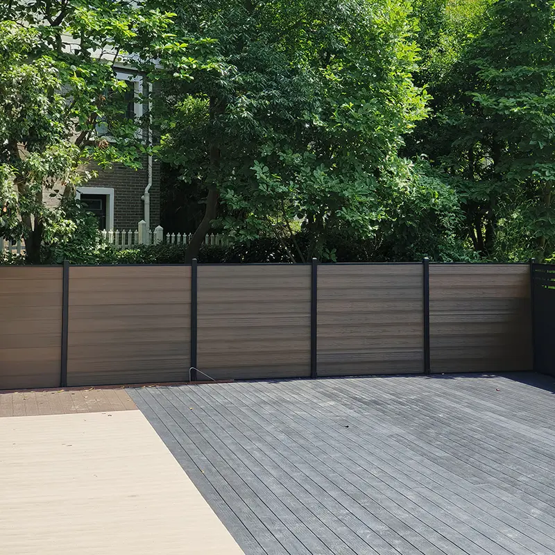 Durable Eco-Friendly Composite Garden WPC Co-Extrusion Fencing